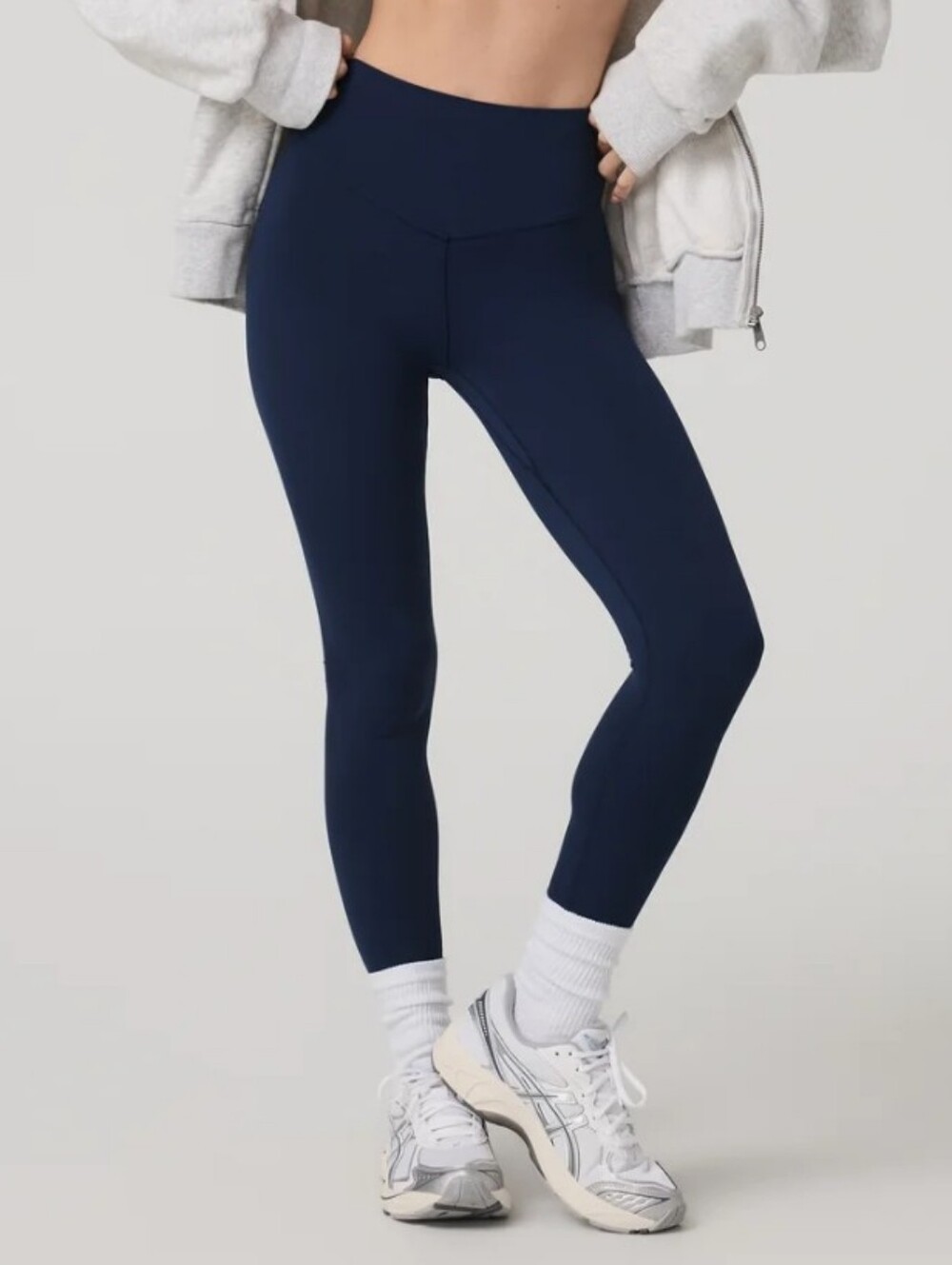Vuori BlissBlend High Rise 7/8 Slim Fit Blue Coast Leggings